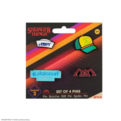 Figurine Stranger Things season 3 pin set (4)